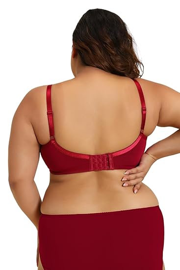 Van Heusen Women’s Cotton Non-Padded Wireless M-Frame Bra – Full Coverage, Anti-Bacterial, Side Support